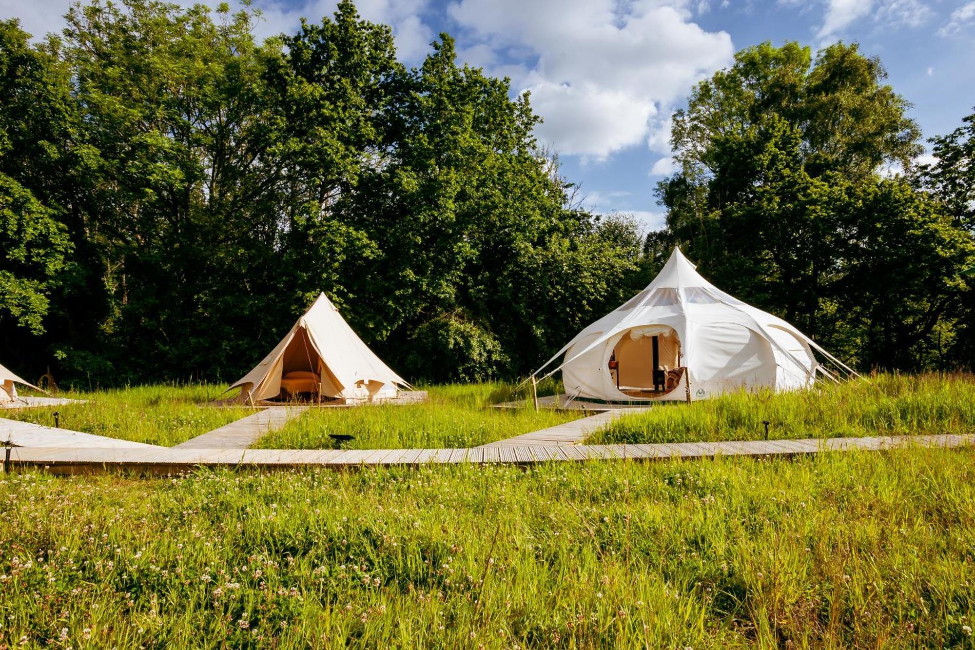 Luxury Glamping Retreat In Battle Villa Exterior photo